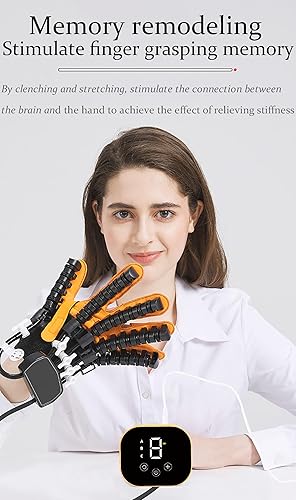Miniatura 3 de Nuevos guantes de robot de rehabilitación 2024, equipo de terapia de mano con accidente cerebrovascular, entrenador de rehabilitación de dedos para