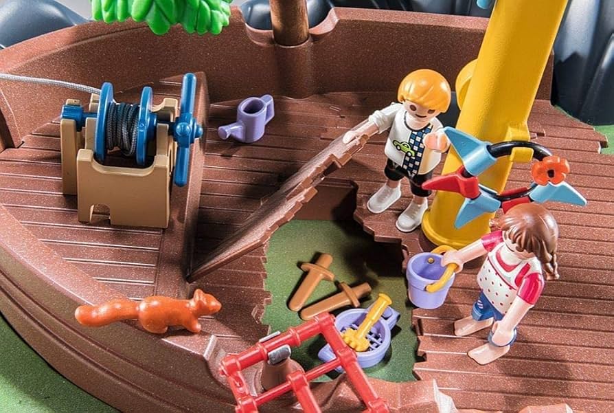 PLAYMOBIL City Life 70741 Abenteuerspielplatz mit Schiffswrack, Ab