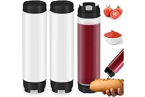 3-Pack 16oz Upside-Down Squeeze Bottle for Effortless Dispensing