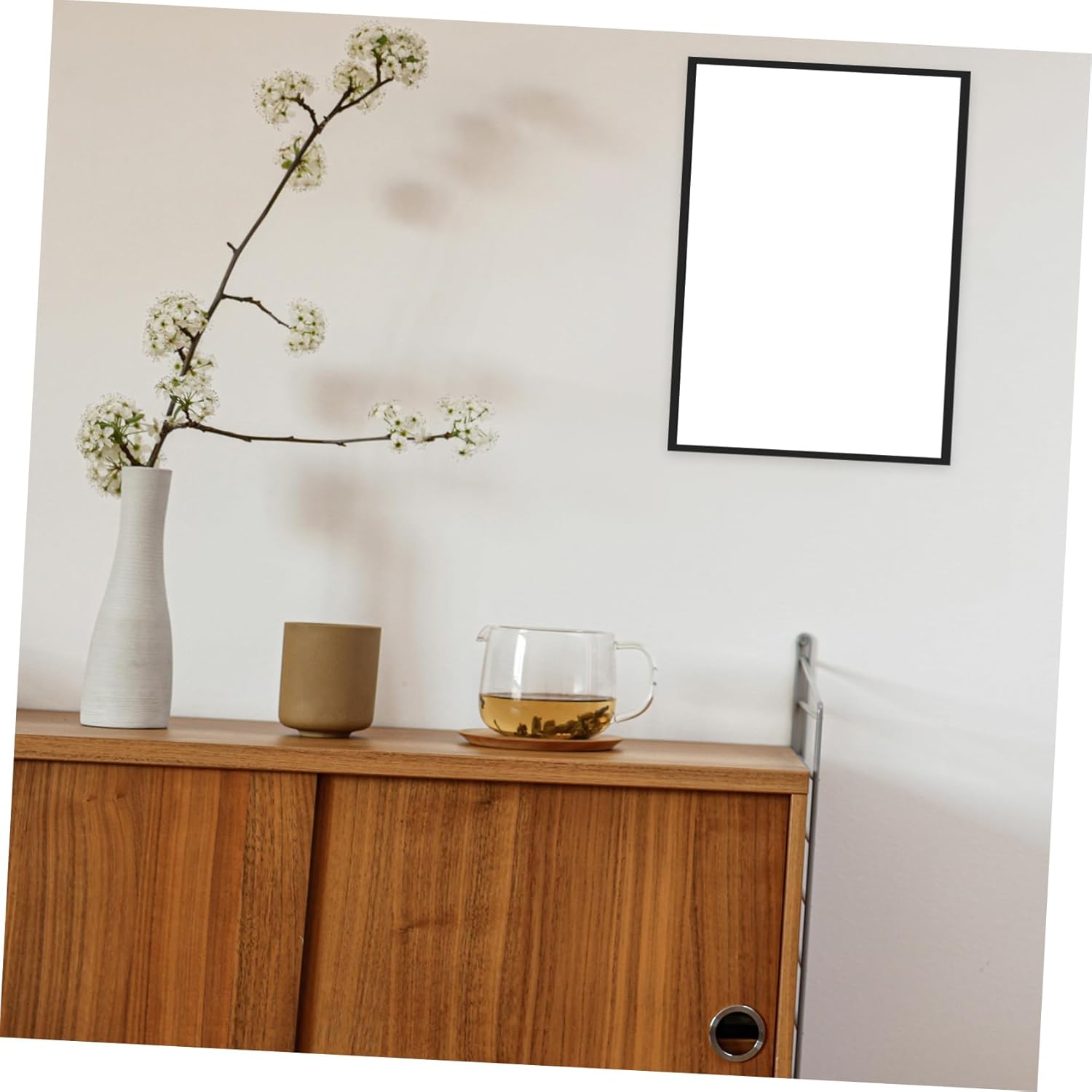 4Pcs Magnetic Picture Frames Self Adhesive Display Frames for Painting Easy Installation for Refrigerator and Wall Use