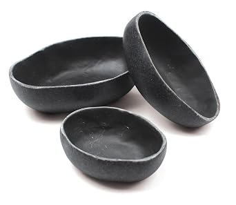 Yellow Door Rustic Bowls, Set of 3