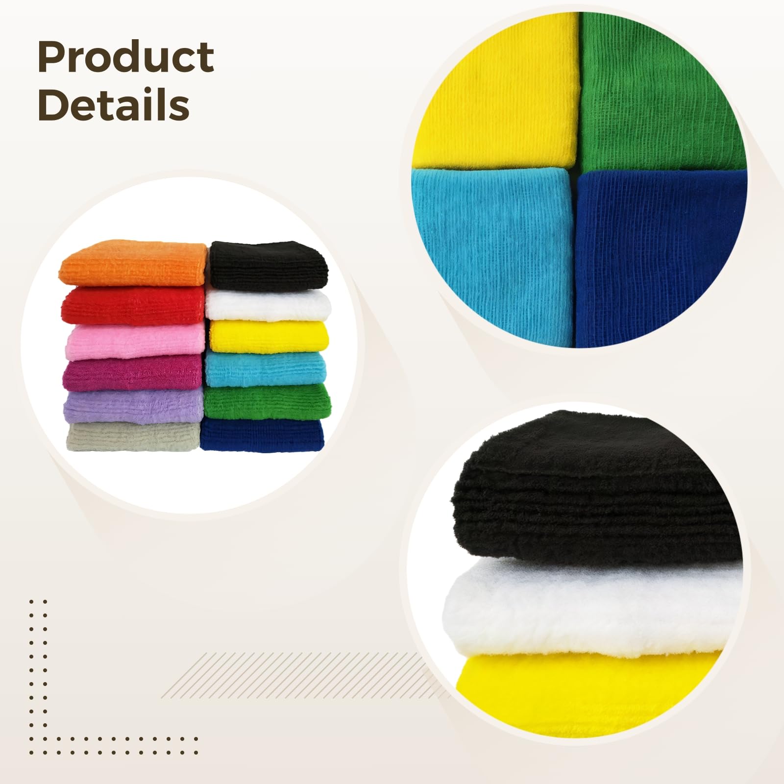 12 Paar Neon-Schweißbänder aus Nylon, elastisch und schweißabsorbierend, Sport-Wristbands für Tennis und Fußball, in 12 Farben