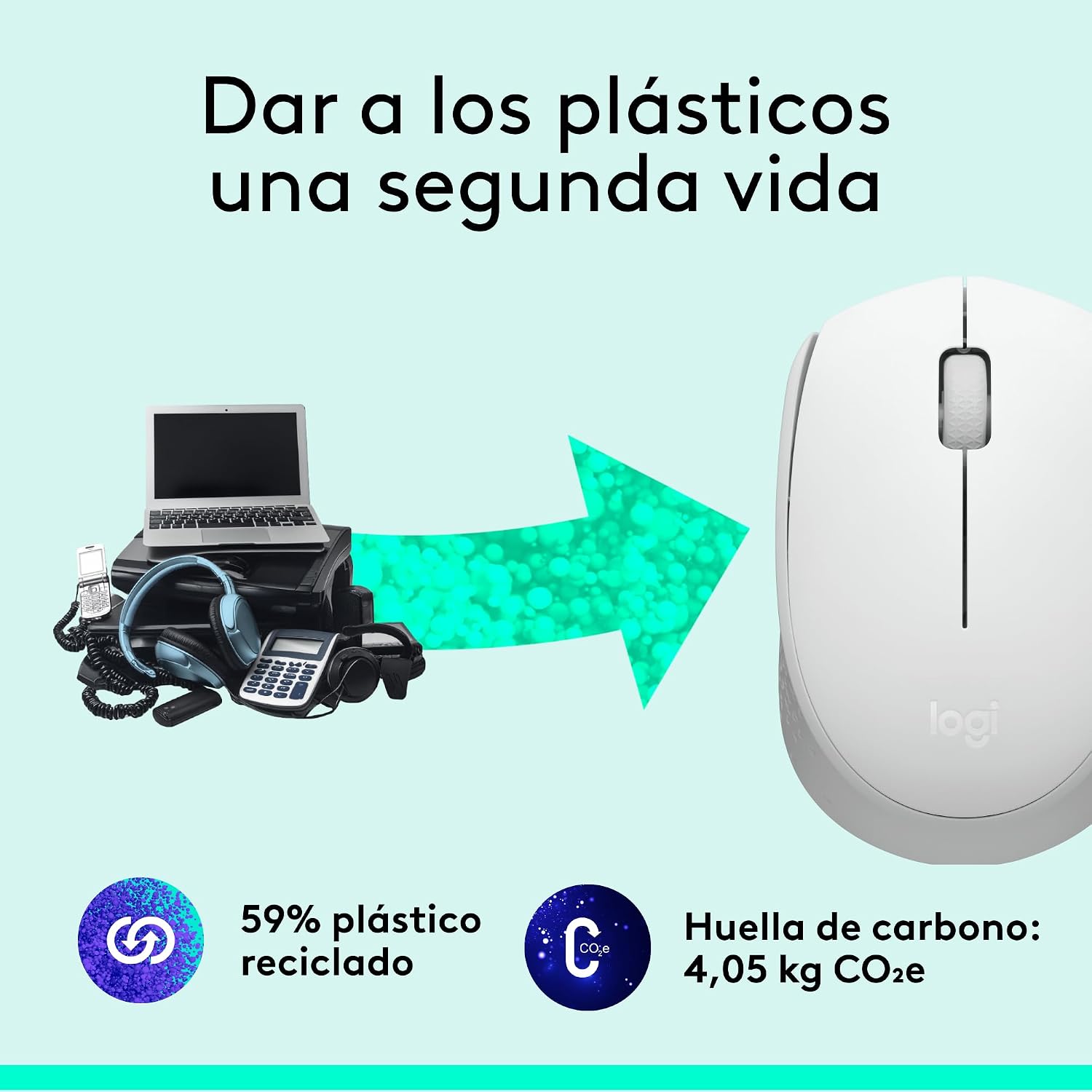 Logitech M171 Ratón inalámbrico para PC, Mac, portátil 5