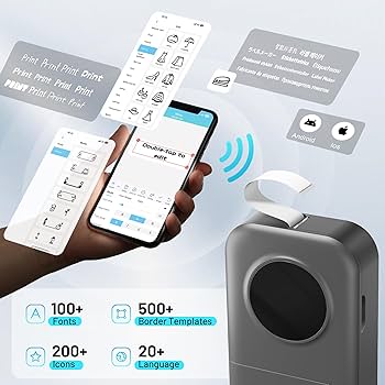 Phomemo 110 mm wit zelfklevend thermo-stickerpapier, compatibel met