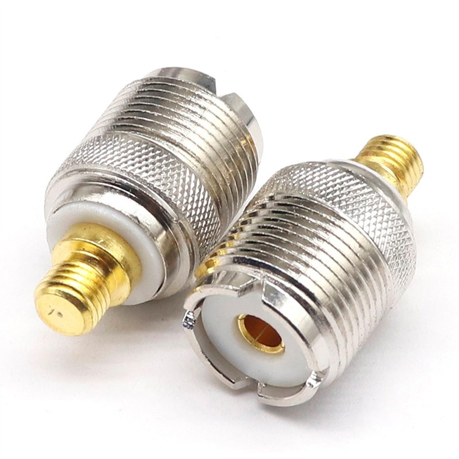 Adaptador de walkie-talkie de cobre puro y cabeza plana SL16/M para antena UHF hembra