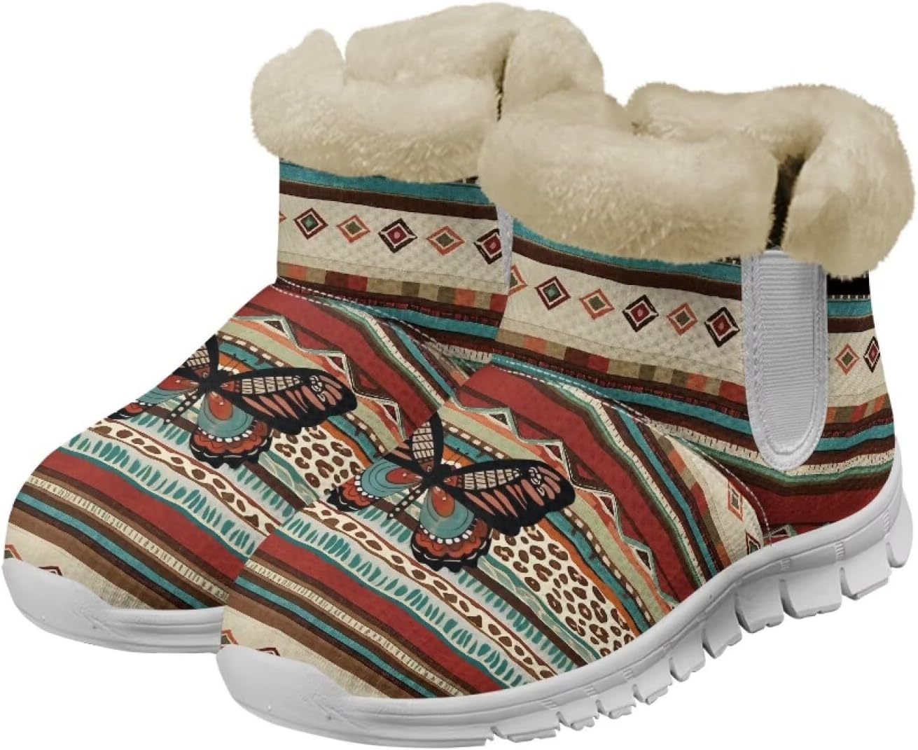 Winter Snow Boots for Women Thermal Flush Lined Ankle Booties Non-slip Cozy Outdoor Shoes for Winter