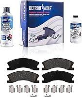 Vista 18 de Detroit Axle - Pastillas de freno para Pontiac Grand Prix 2005-2008, Buick LaCrosse Allure 2005-2009, pastillas de freno de cerámica con repuesto