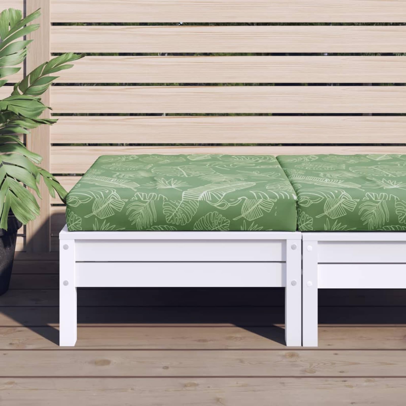 Coussin de palette 60x60x8 cm étanche : sublimez votre salon de jardin Homgoday