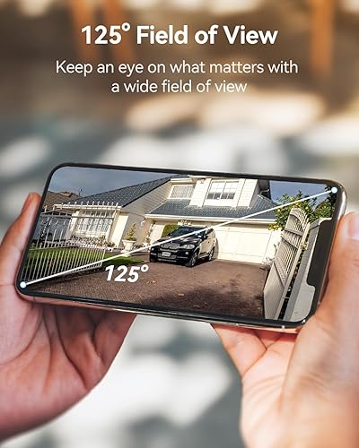 Miniatura 9 de LongPlus Vicohome Cámaras de seguridad inalámbricas cámara inalámbrica para seguridad del hogar, cámaras WiFi alimentadas por batería 2K al aire