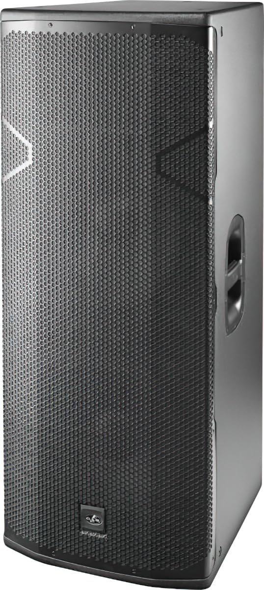 DAS Audio 10431030 Model VANTEC-215 2-Way Passive Full Range Loudspeaker, Black; Birch Plywood Cabinet; 2 x 15 FV Series Loudspeakers; 1
