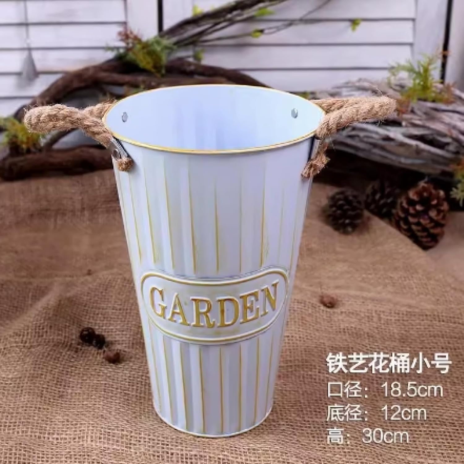 Dried Flowers, Flower Arrangement, Flower Buckets, Pastoral Home Accessories, Flower Buckets, Flower pots, Flower Ware, Flower Shops, Flowers, tin Buckets, Awakening Buckets