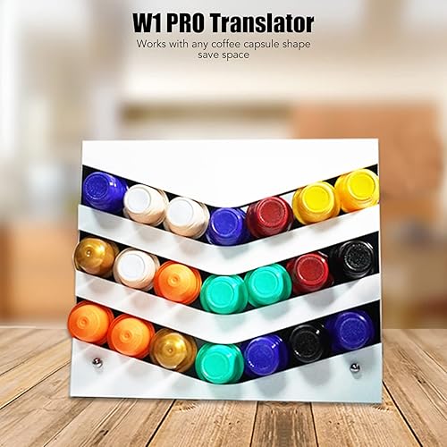 Miniatura 3 de Soporte de cápsula de café Soporte acrílico para almacenamiento de cápsulas de café Estante de almacenamiento de 21 piezas