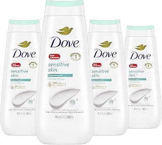 Dove Sensitive Skin Body Wash for renewed, healthy-looking skin Hypoallergenic gentle body cleanser nourishes your skin 325 ml