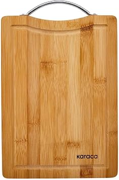 Karaca Owen Rectangle Large Bamboo Cutting Board