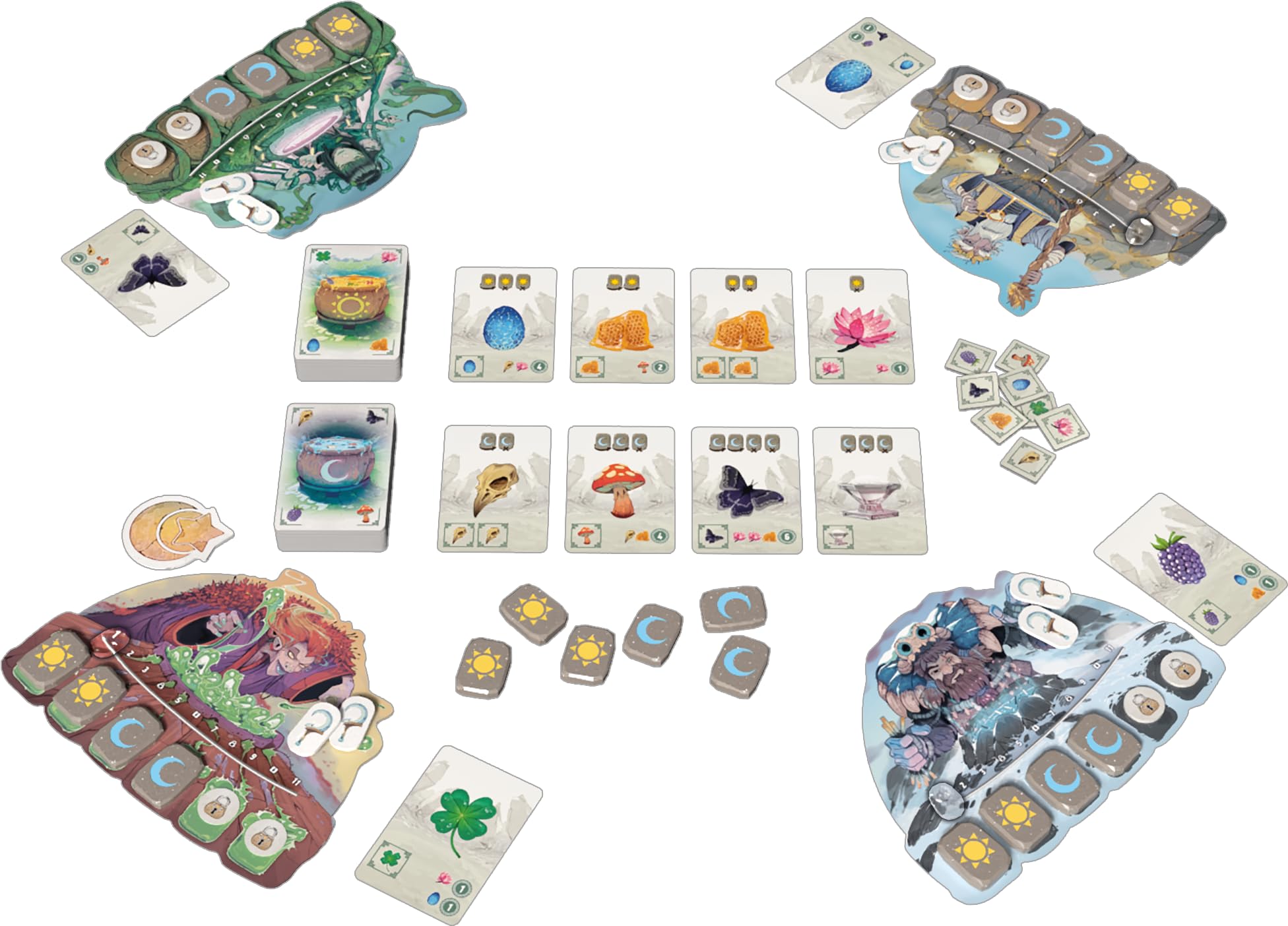 Asmodee – Carnuta – Repos Production – Jeu de Cartes Tactique – Concours de Potions – Combinaisons – Dès 10 Ans – 2 à 4 Joueurs – 25 Min – Version Française - 5