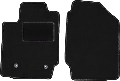 Wielganizator Alfombrillas Delanteras de Coche, Color Negro, aptas para: Toyota 
