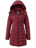 Women's Puffer Jacket Warm Padded Winter Coat Long Quilted Jacket (Available in Plus Size)