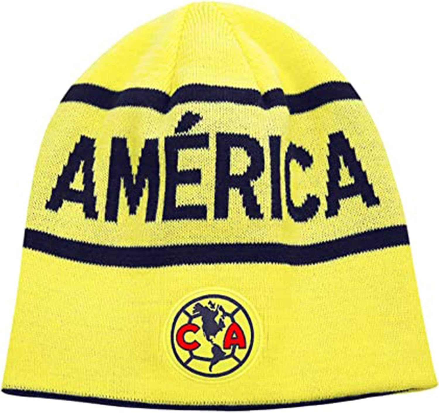 Icon Sports Unisex Adulto Punto Caliente Sombrero Mexicana De Fútbol Asociación Casual Deportes Activos Fútbol Reversible Acrílico Beanie
