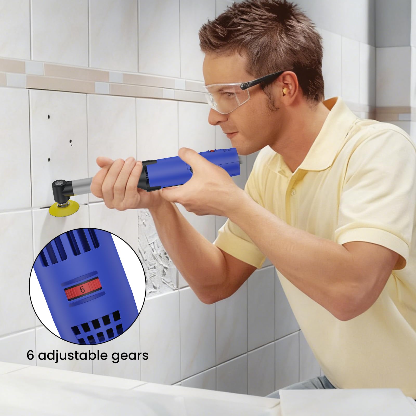 Outil De Restauration Des Joints De Carrelage (Bleu)