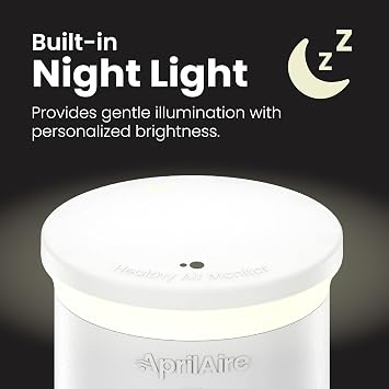AprilAire ZAWTHCPV Smart Indoor 5-in-1 Wi-Fi Air Quality Monitor (CO2, VOC, PM 2.5, Particulate Matter, Humidity and Temperature), App Controlled IAQ Monitor for Home Air Quality Sensor