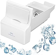 Upgraded 241860803 Refrigerator Ice Bucket Assembly Compatible with Frigidaire Ice Maker Replacement Ice Bin Container Parts AP4300918 LFSS2612TF0 LFSS2612TE0 FFSS2615TS0 FFHS2611PFEA Ice Maker