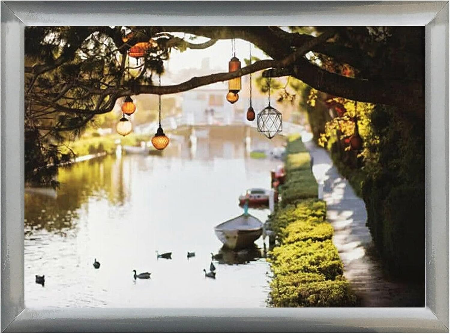 Homion Lake View Cushioned Bean Bag Laptray Home Laptop Tray Drinks Food Breakfast Lap Tray