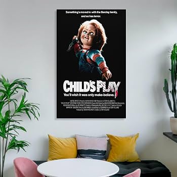 Amazon.co.jp: ホラー映画チャイルドプレイ映画ポスター1 アートパネル