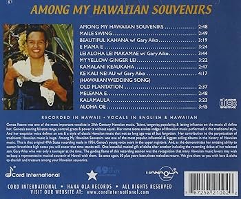 Amazon.co.jp: Among My Hawaiian Souvernirs: ミュージック