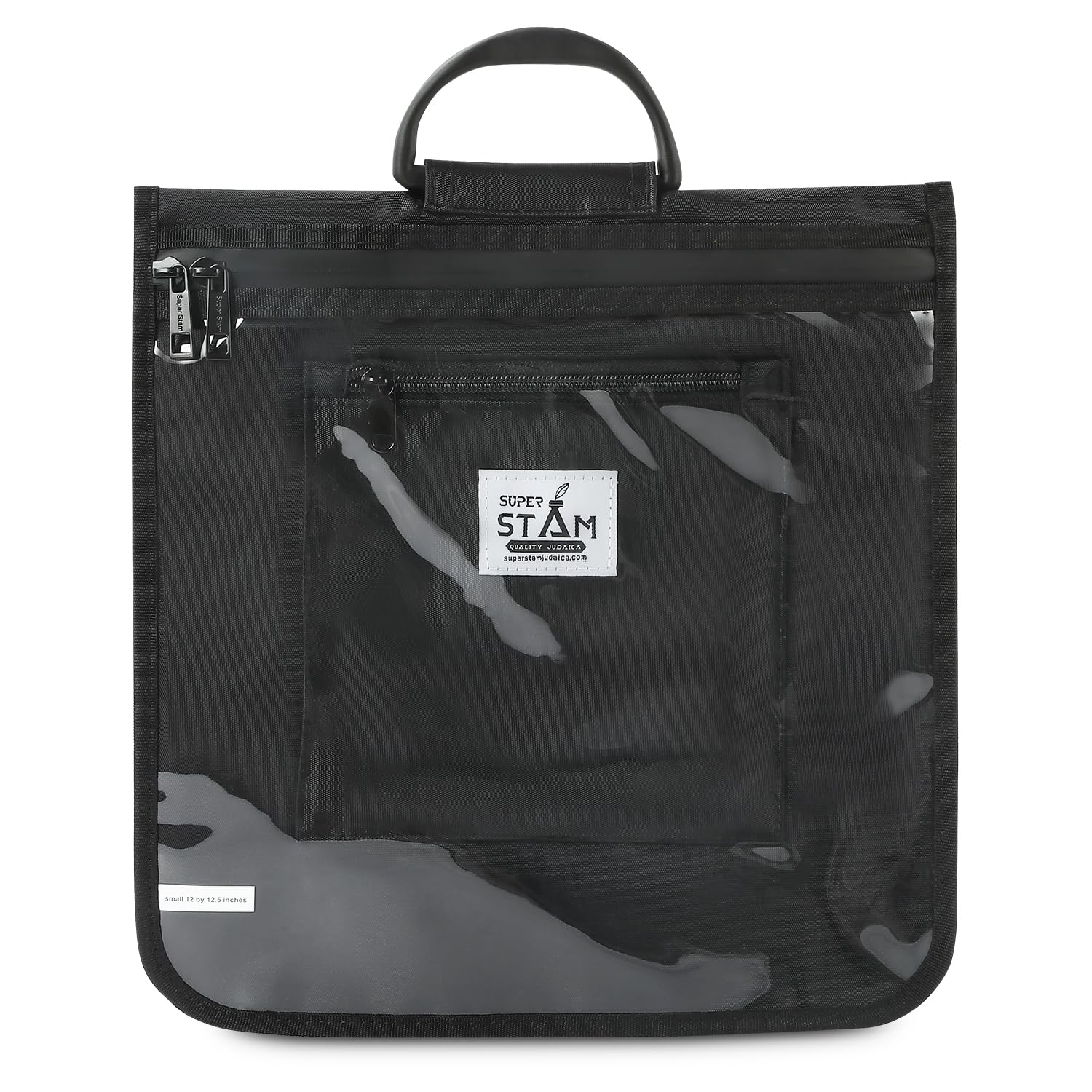 Tallit tallis and Tefillin Clear Front Rain Proof Travel Tote bag .with Carry Handle And shoulder strap