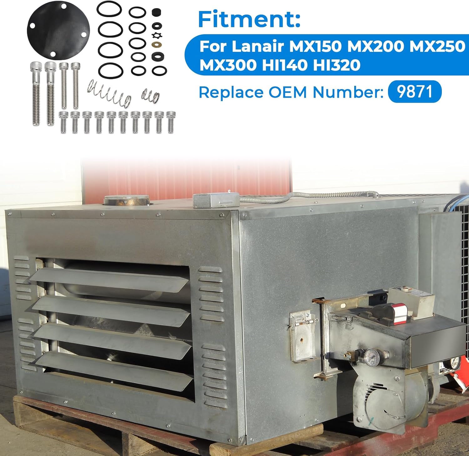 AUTOVIC For Lanair Waste Oil Heater Parts Tune Up Kit MX150 MX200 MX250 MX300 HI140 HI320, Replace for 9871