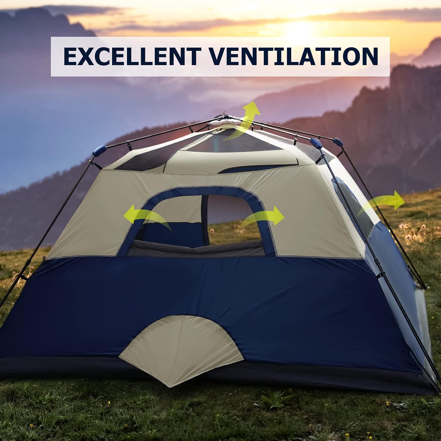 Buy BeyondHOME Instant Cabin Tent, 6 
