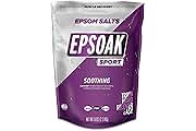 Epsoak Sport Lavender Epsom Salt for Athletes - 5 lbs. Soothing Therapeutic Soak with Lavender Essential Oil…
