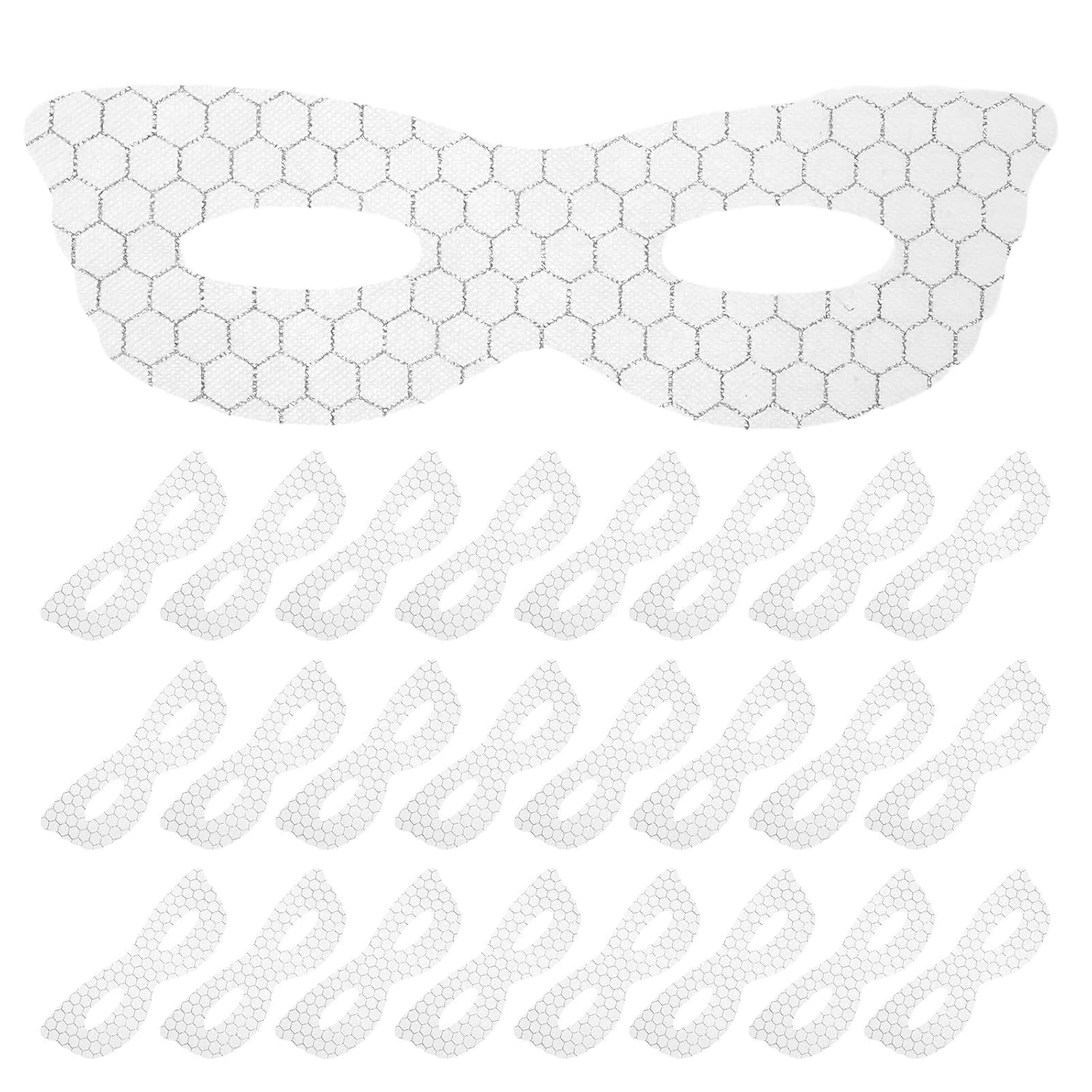 200pcs Graphene Eye Mask Paper Butterfly Shaped for Undereye Area, Disposable Paper Material with Comfortable Fit, Maximizes Essence Absorption, for Home and Beauty Salon Use