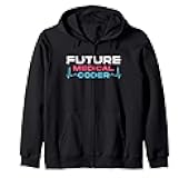 Future Medical Coder Coding ICD Coder Programmer Assistant Zip Hoodie