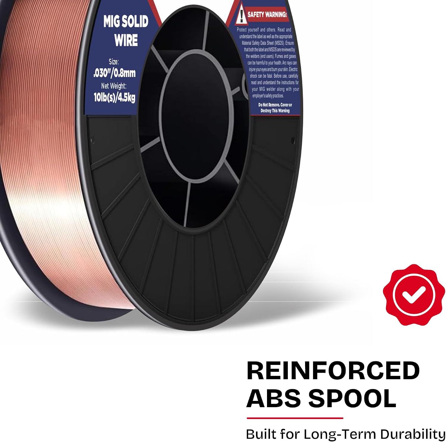 ATLASWELDER Solid MIG Welding Wire, ER70S-6 .030 Inch 10LB with Low Spatter and High Levels of Deoxidizers for All Position Gas Welding