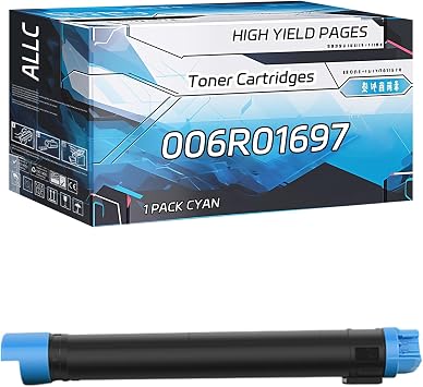 Compatible with Xerox EC8036 EC8056 Toner Cartridges 006R01697 006R01698 006R01699 006R01700, High Yield 27000 Pages, Experience Superior Printing Cyan