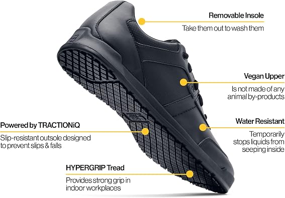 Shoes For Crews Freestyle II Men's Work Sneaker, Non-Slip, Comfortable