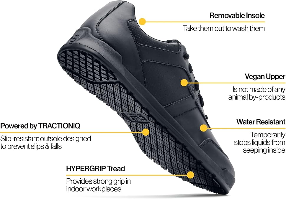 Shoes For Crews Freestyle II Men's Work Sneaker, Non-Slip, Comfortable