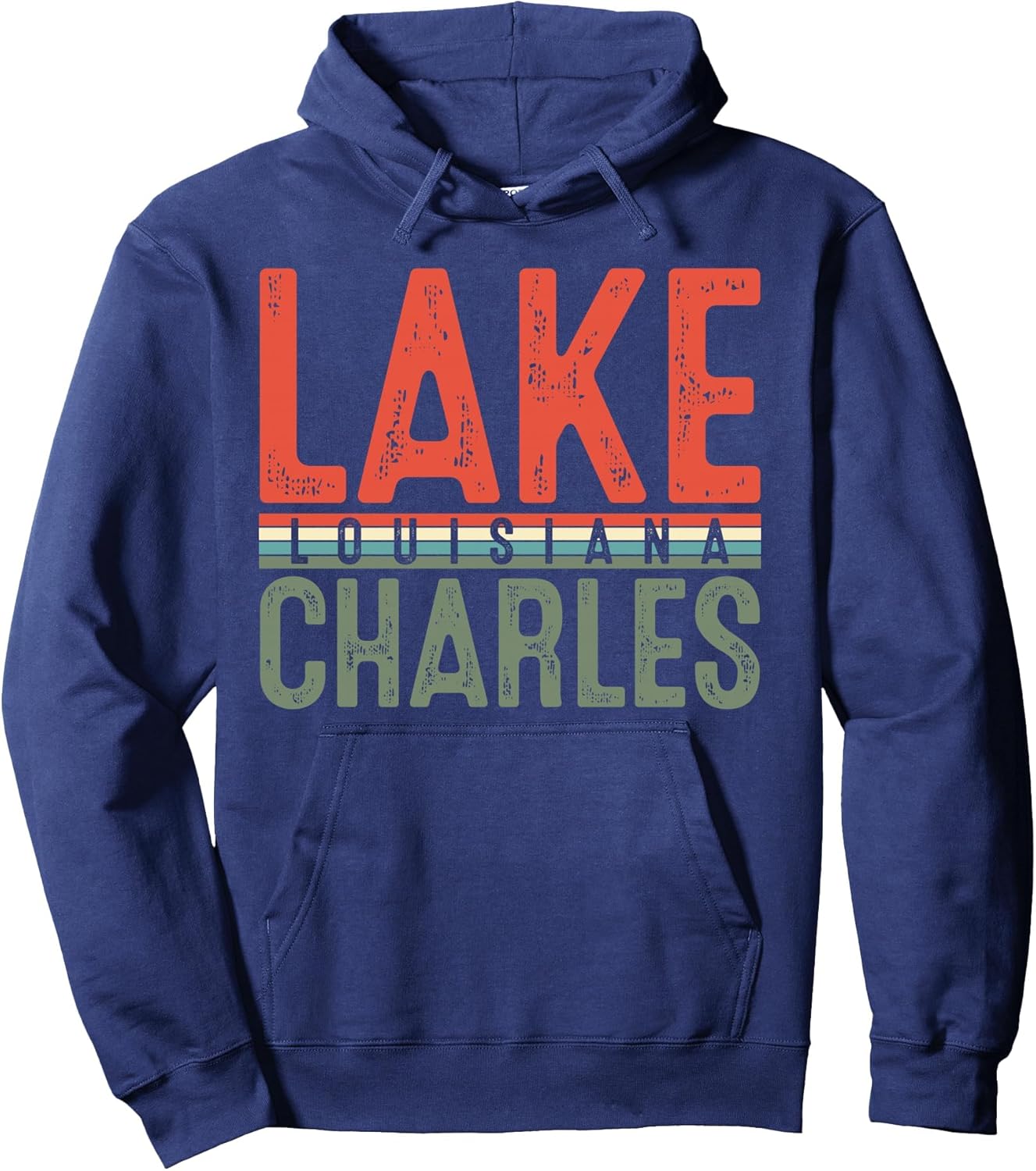 Lake Charles Louisiana Pullover Hoodie
