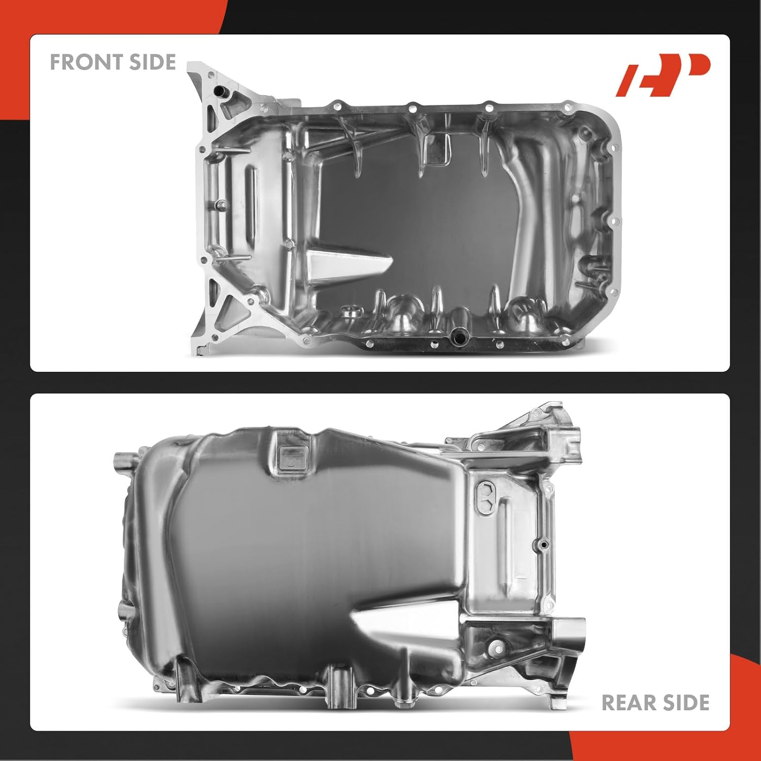 A-Premium Engine Oil Pan Sump with Drain Plug Compatible with Honda Civic 2012-2015 & Acura ILX 2013-2015, 2.4L Petrol