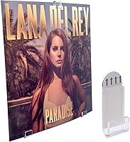 Vista 1 de Antilope Soporte de pared para discos de vinilo, sin taladrar, 12 juegos autoadhesivos de acrílico acrílico transparente, estante para Gatefold