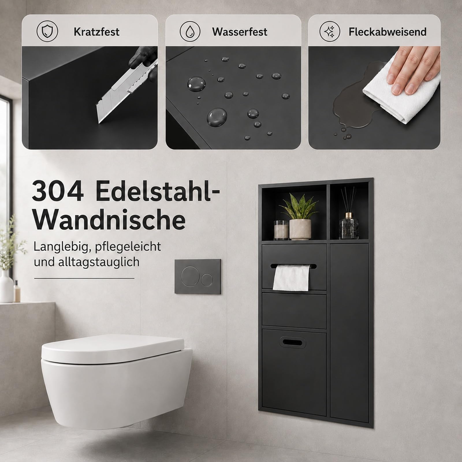 Unterputz Toilettenpapierhalter, Unterputz Wc Modul