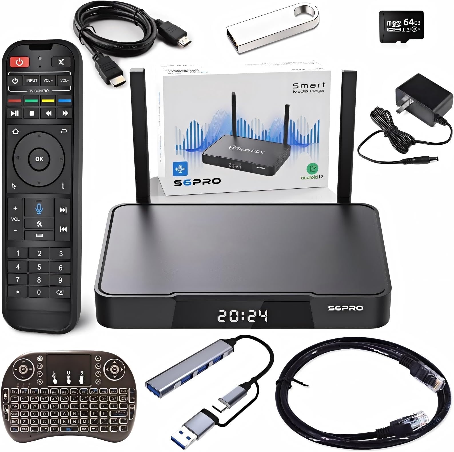 New Version S-6 P-R-O 64G USB Flash Drive USB 3.0 with Voice Control