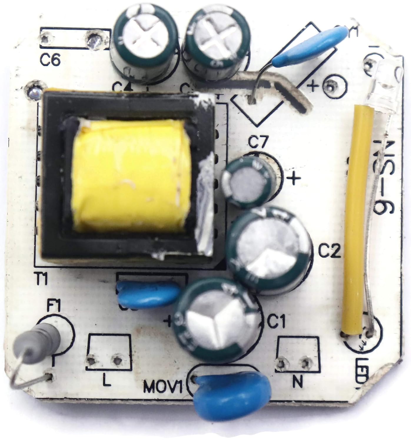 Power Supply 2.5 AMP 5.2V DC Circuit Board SMPS