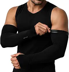 Manguito Proteção UV Fitness Borda Siliconada Unissex Selene