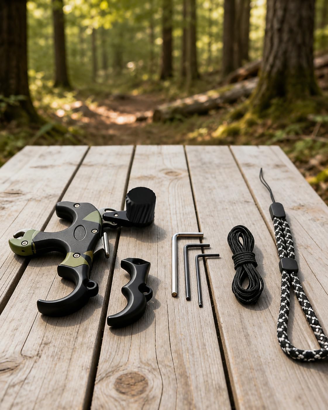 NOVASPARK Thumb Release for Compound Bow, 3 & 4 Finger Aluminum Aid | Adjustable travel & tension, auto-closing jaw, 150 lb tested CNC aluminum for hunting, target and 3D archery