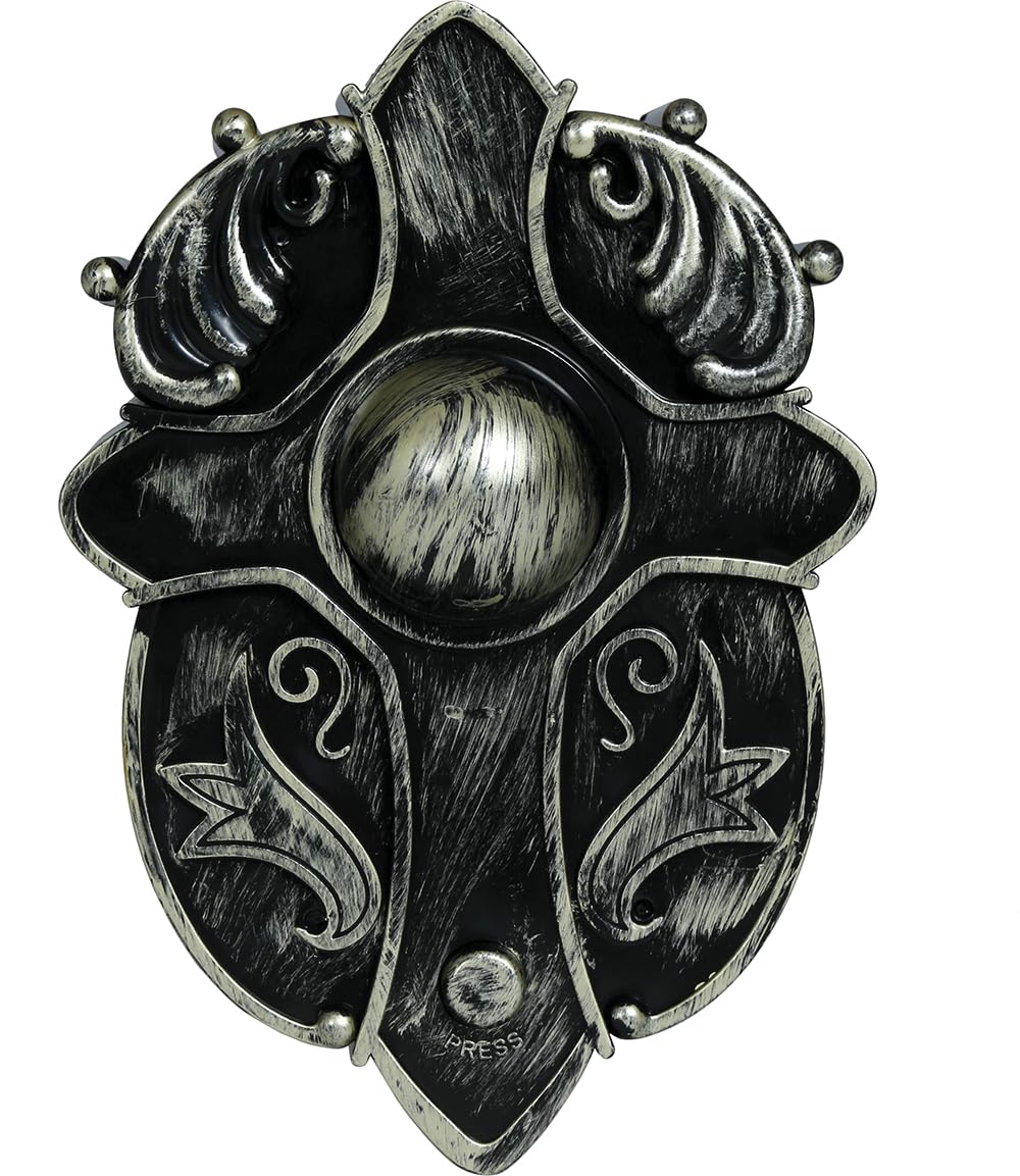 FIESTAS GUIRCA | Doorbell with Eye, Light, Sound and Movement (20x14 cm) - Scary Decoration for Halloween and Terrifying Parties - Ideal for Props and Horror Scenes - Black