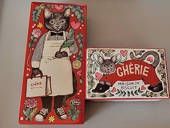 Amazon.co.jp: CHERIE ヒグチユウコ コラボ缶 2種類 シェリー