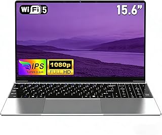 NAIKLULU 15.6 Inch Laptop 2026, 4425Y Processor, 16GB RAM 256GB SSD Laptop Pc Laptop, FHD Screen 1920x1080P, 5000mAh Batte…