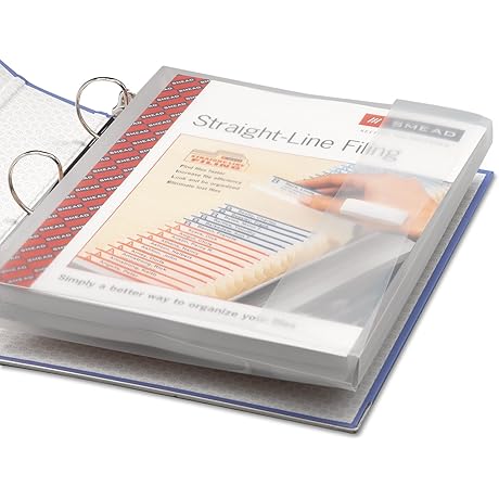 Smead Poly Three-Ring Envelopes with Hook-and-Loop Closure for Enhanced Security